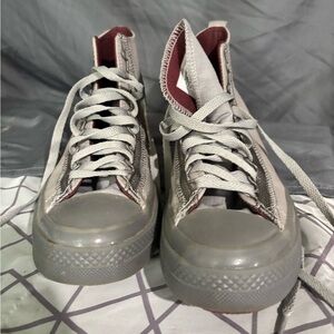 Converse Gray High-Top Sneakers
